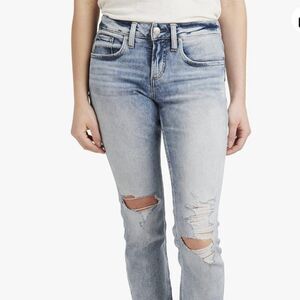 Silver Jeans Boyfriend jeans size 33/27 NWOT